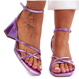 Sandales à talons hauts Felisa Violet à la mode