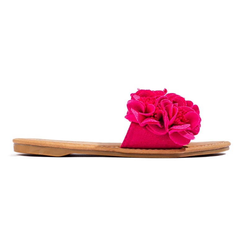 Chaussons femme roses à fleurs Shelovet