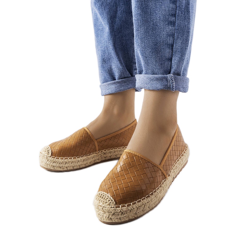 Espadrilles marron ornées du gaufrage Geoffrey brun