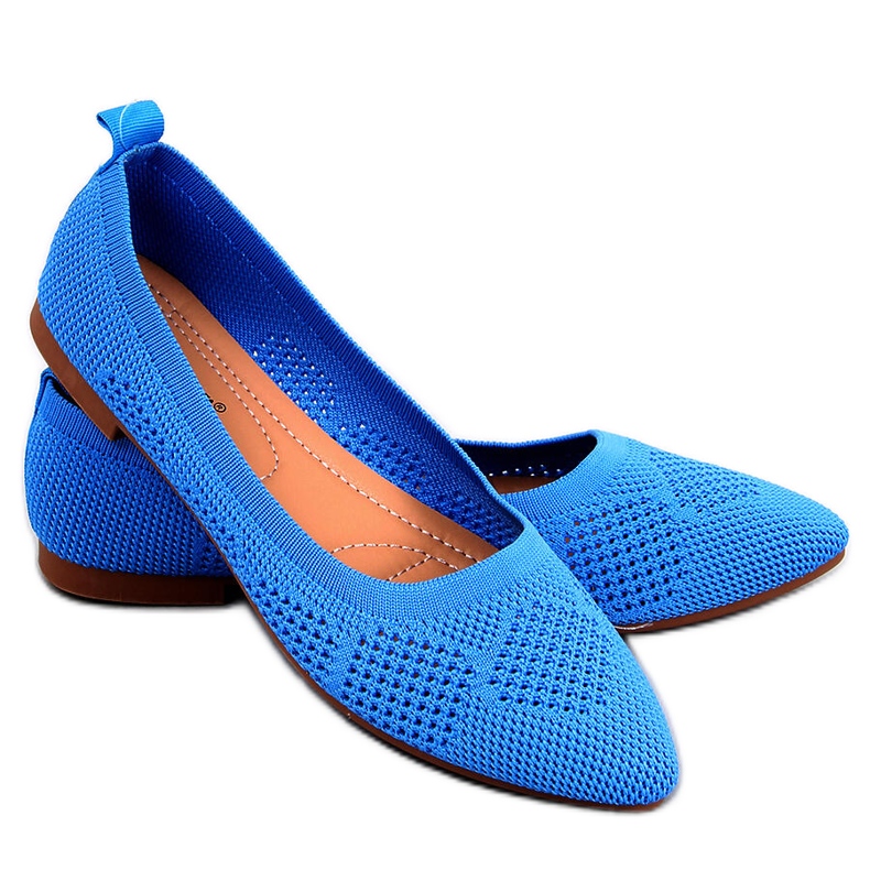 Ballerines ajourées Forlani Bleu