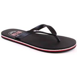 Tongs homme noir Big Star JJ174536 le noir