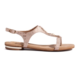 Sandales plates Shelovet roses Sandales plates Shelovet roses