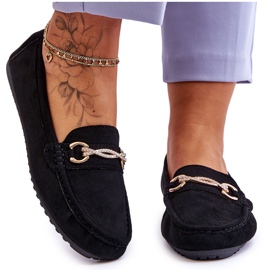 Mocassins en daim classiques avec ornement Amera noir le noir