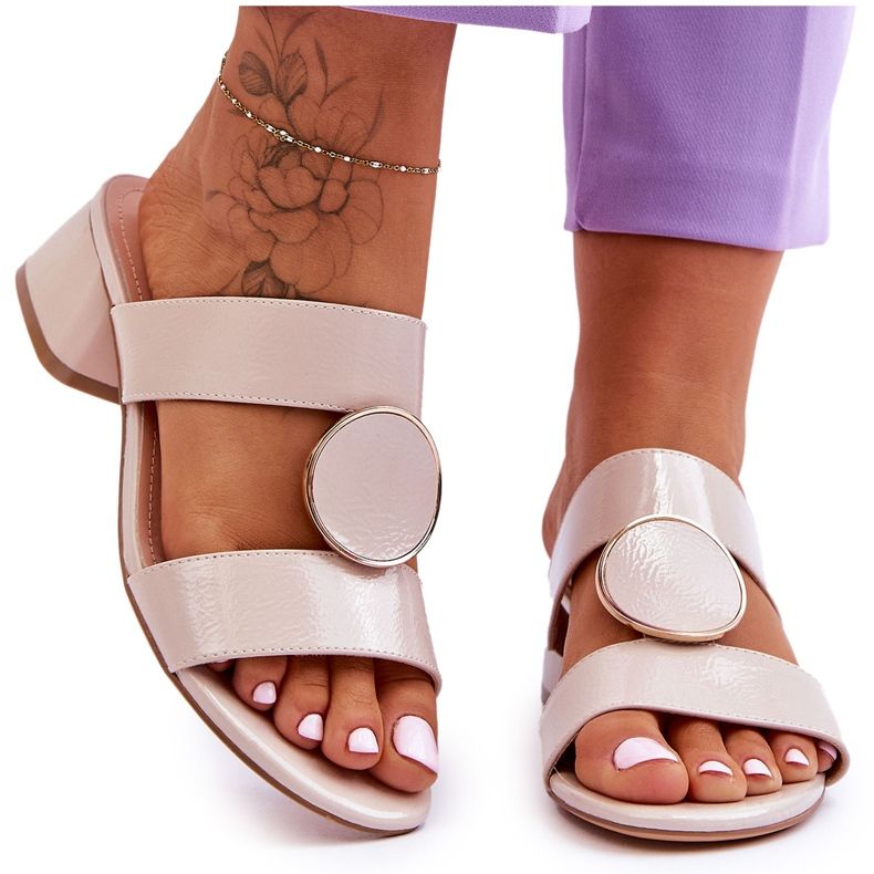 Escarpins Élégants Sergio Leone KL310 Beige