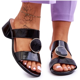 Escarpins Élégants Sergio Leone KL310 Noir