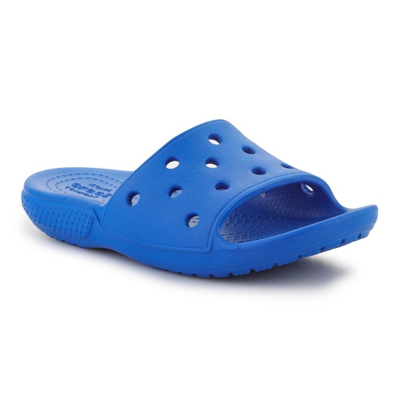 Chaussons Crocs Classic Slide K Jr 206396-4KZ bleu