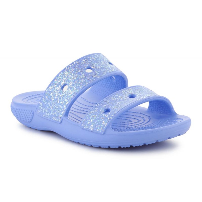 Chaussons Crocs Classic Glitter Sandal Jr. 207788-5Q6 bleu Chaussons Crocs Classic Glitter Sandal Jr. 207788-5Q6 bleu