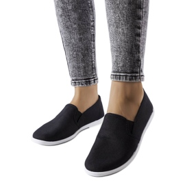 Baskets en textile noir Quincy