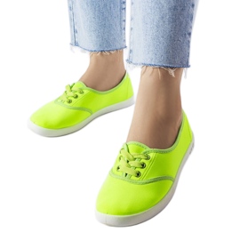 Baskets vert fluo de Lafayette Baskets vert fluo de Lafayette