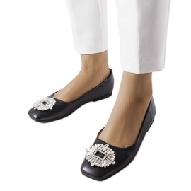 BM Mocassins noirs à strass de Hillview le noir