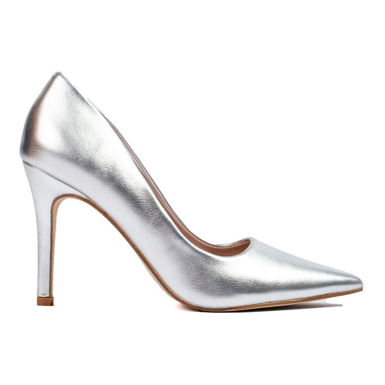 Escarpins à talons hauts pour femme argentés Shelovet
