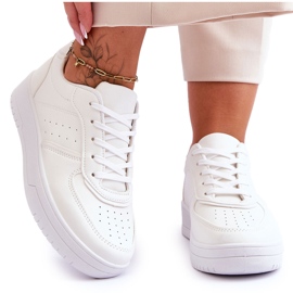Chaussures de sport à plateforme classiques Blanc Feel It