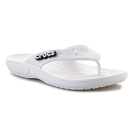 Crocs Classic Flip Tongs Femme 207713-100 blanc blanc