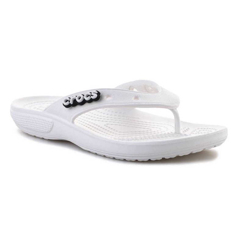 Crocs Classic Flip Tongs Femme 207713-100 blanche blanche