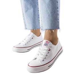 News Baskets Catherine en tissu blanc