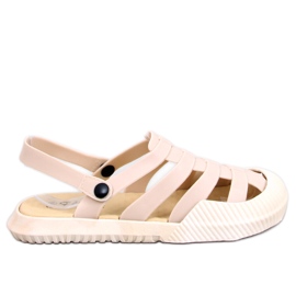 Sandales en caoutchouc femme Sammy Beige