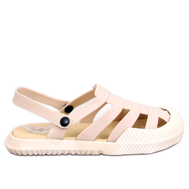 Sandales en caoutchouc femme Sammy Beige