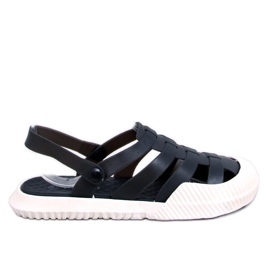 Sandales en caoutchouc Sammy Black, femmes le noir