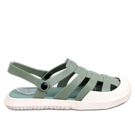 Sandales en caoutchouc femme Sammy Green vert