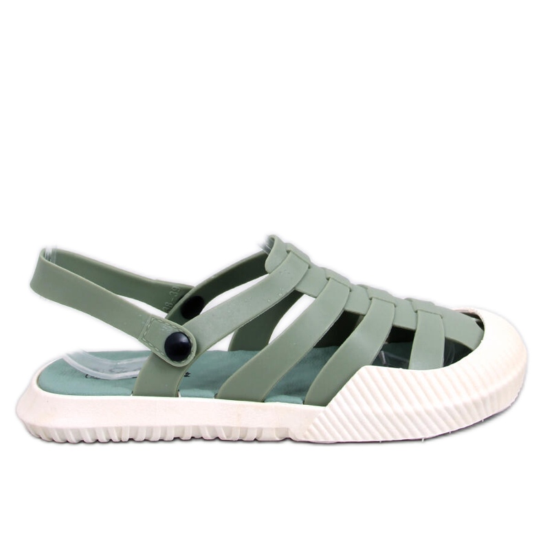 Sandales en caoutchouc femme Sammy Green vert