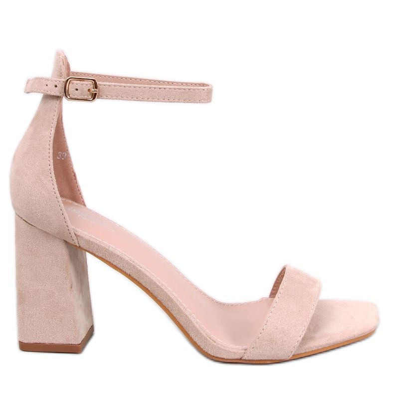 Sandales à talons Aisha Beige