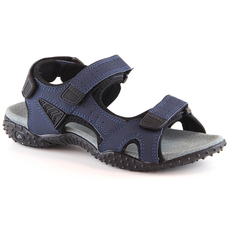 Sandales sport velcro bleu marine American Club