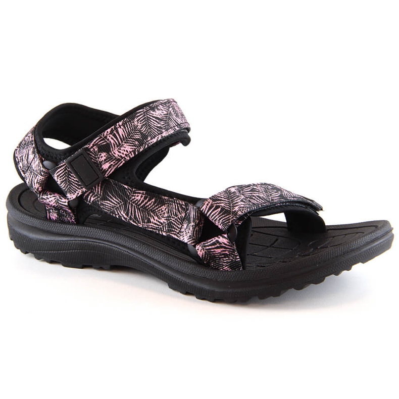News 5630 sandales de sport pour femmes noires avec velcro le noir