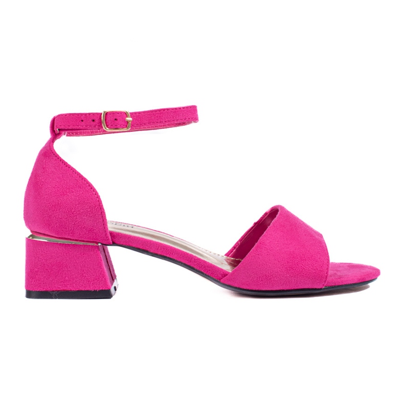 Sandales à talons bas roses Shelovet Sandales à talons bas roses Shelovet