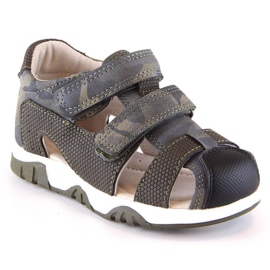 Sandales velcro camo News Jr 5909 kaki vert