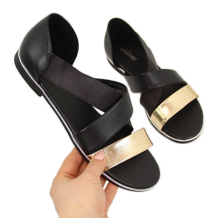 Sandales à enfiler Jezzi W EVE293B noir le noir