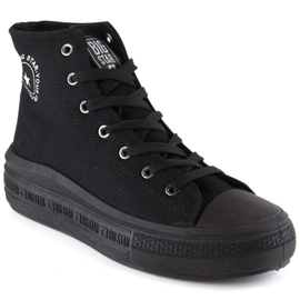 Baskets plateforme à la cheville Big Star W INT1875A noir