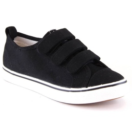 Baskets velcro News Jr EVE408B noir le noir Baskets velcro News Jr EVE408B noir le noir