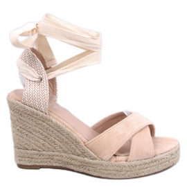 BM Espadrilles compensées Ronny Beige
