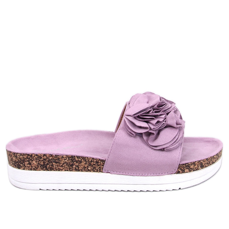BM Chaussons Rizzo Fleur Violette