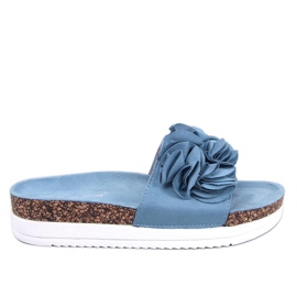 Chaussons Rizzo Fleur Bleue