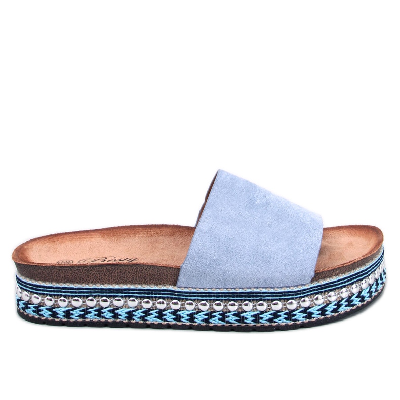 BM sandales à ornements Donnie Blue bleu