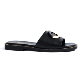 Chaussons Shelovet noirs élégants pour femmes le noir Chaussons Shelovet noirs élégants pour femmes le noir