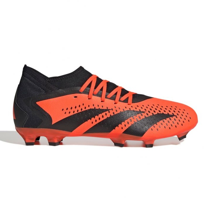 Adidas Predator Accuracy.3 Fg M GW4591 chaussures de football oranges et rouges rouge