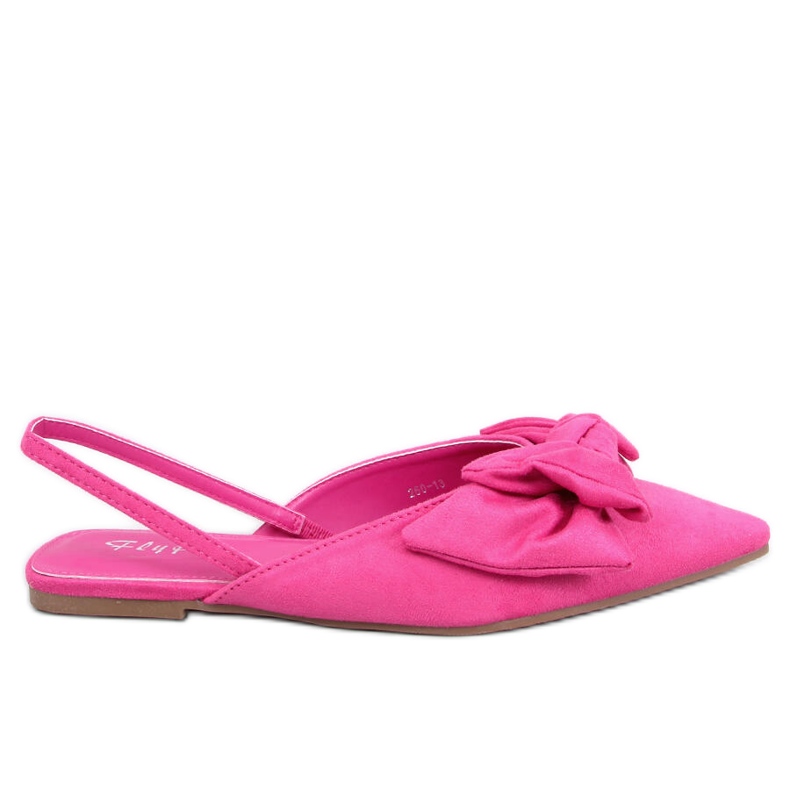 BM Geffen chaussons nœud fuchsia rose BM Geffen chaussons nœud fuchsia rose