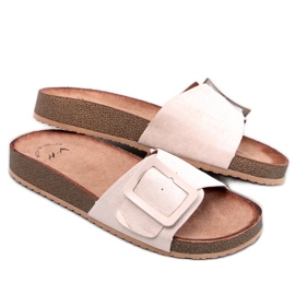 Sandales à boucle Darke Beis beige