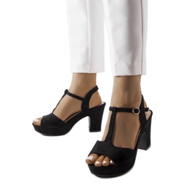 Sandales blocs Tearlach noires