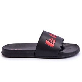Chaussons Légers Homme Lee Cooper LCW-23-42-1730 Noir-Rouge