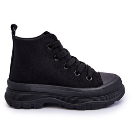 FR1 Baskets Montantes Enfant Black Freeze noir