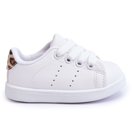 FR1 Chaussures Sport Enfant Léopard Blanc Lanvi