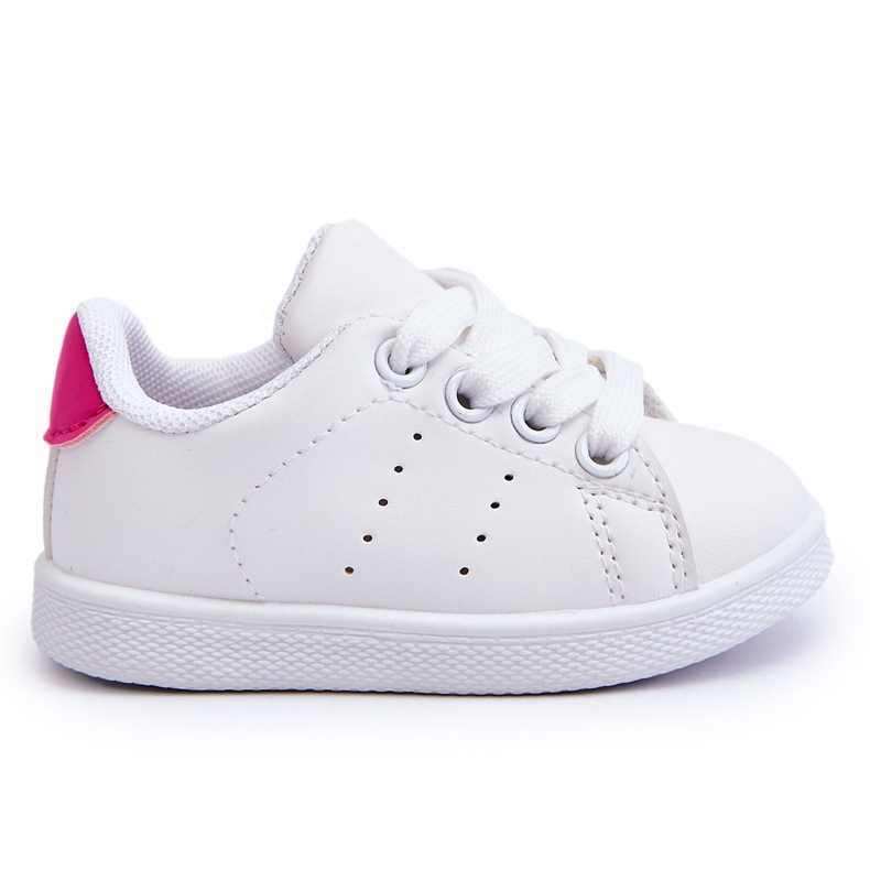 FR1 Chaussures de sport pour enfants Miles blanches et roses