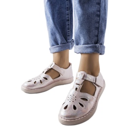 Derbies beiges LS5379 Taupe