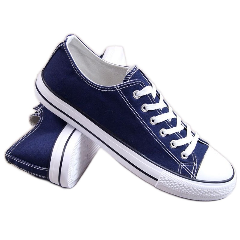 Baskets basses Atletico ATC239C bleu marine