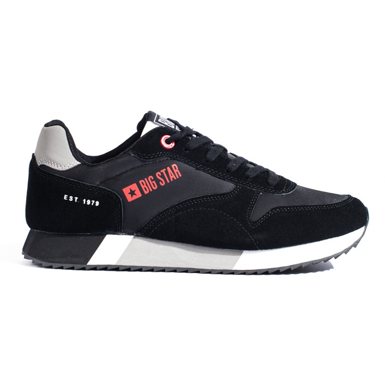 Chaussures de sport homme noir Big Star LL174158 Mousse mémoire le noir Chaussures de sport homme noir Big Star LL174158 Mousse mémoire le noir