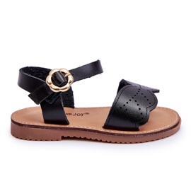 Sandales classiques noires pour enfants Izzy le noir