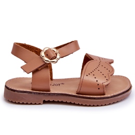 Sandales classiques pour enfants Izzy Brown brun